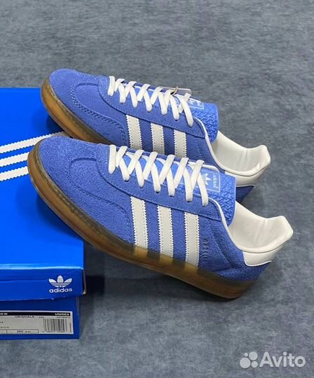 Adidas gazelle indoor blue оригинал