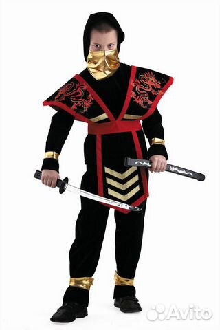 Карнавальный костюм Мастер-Ниндзя (красный)