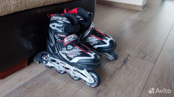 Роликовые коньки детские раздвижные Roces Yuma Boy