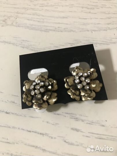 Клипсы пусеты-тренд A&C. Норвегия премиум