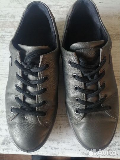 Кеды женские натуральная кожа. ecco37размер