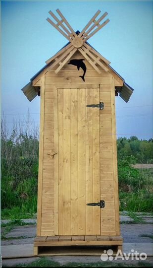 Дачный туалет с дельфином бфи 282