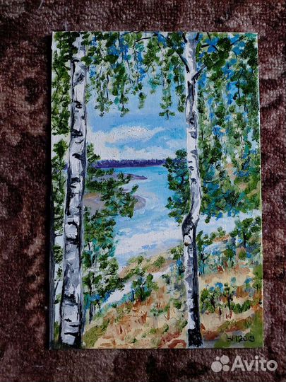 Картина маслом пейзаж