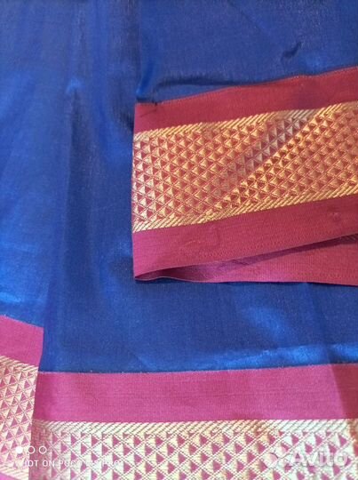 Индийское сари шелк