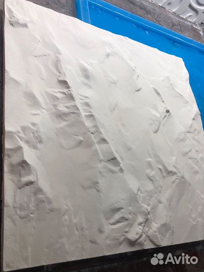3D гипсовые панели скала