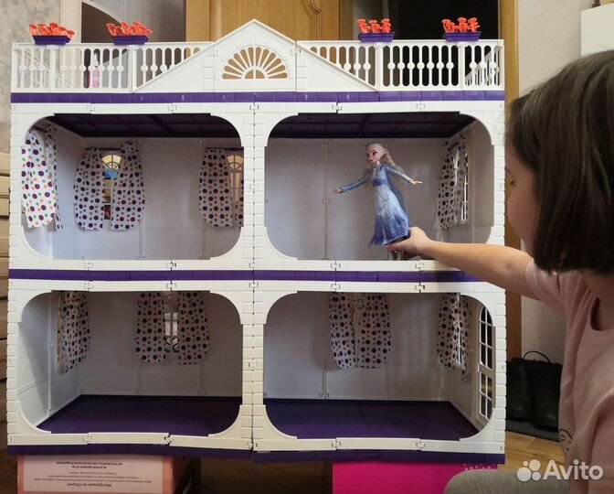 Кукольный домик для кукол Барби Огонёк