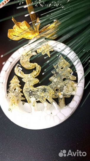 Елочная игрушка олень