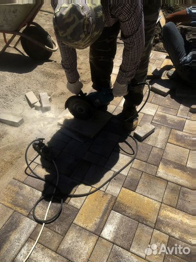 Тротуарная плитка сухопрессованная