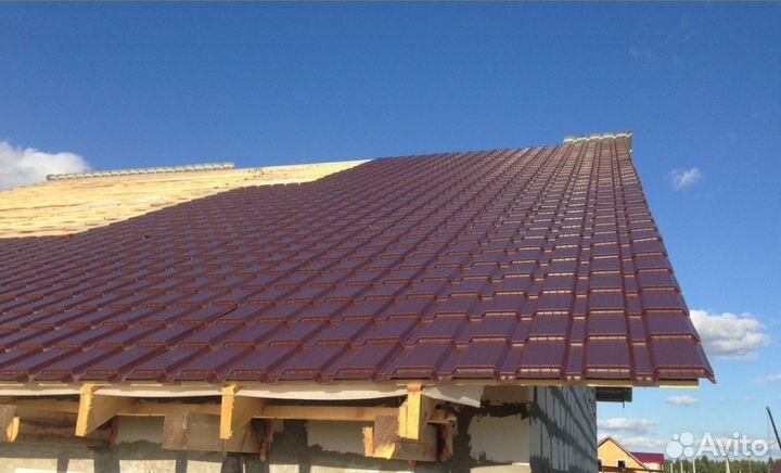 Металлочерепица кровля Каскад 3D