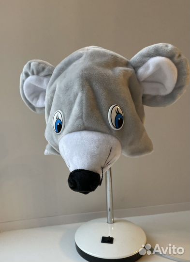 Карнавальная шапка «мышонок»