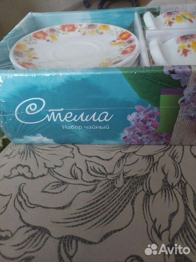 Чайный сервиз фарфоровый новый