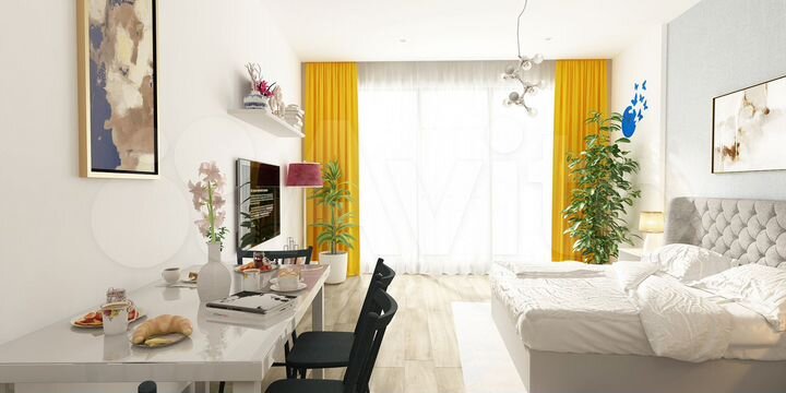 Квартира-студия, 34 м² (Грузия)