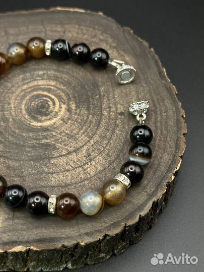 Браслет из натуpальных камней Агат