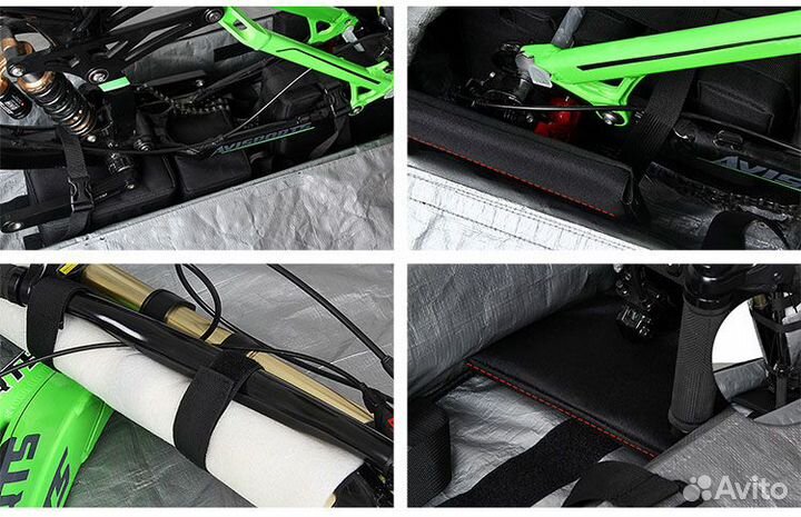 Сумка для перевозки велосипеда Nooyah BK007S-С bike. Серый