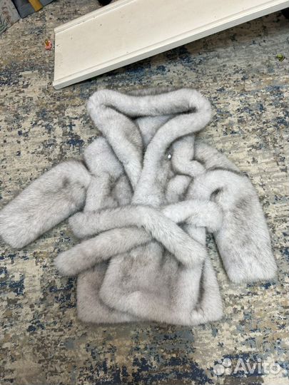 Шуба новая эко мех под песец люкс