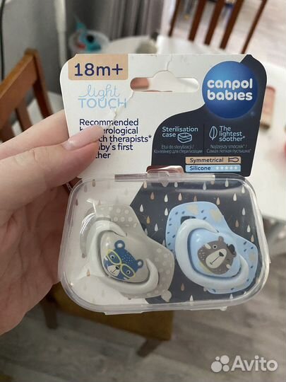 Пустышки Canpol Babies 18м+