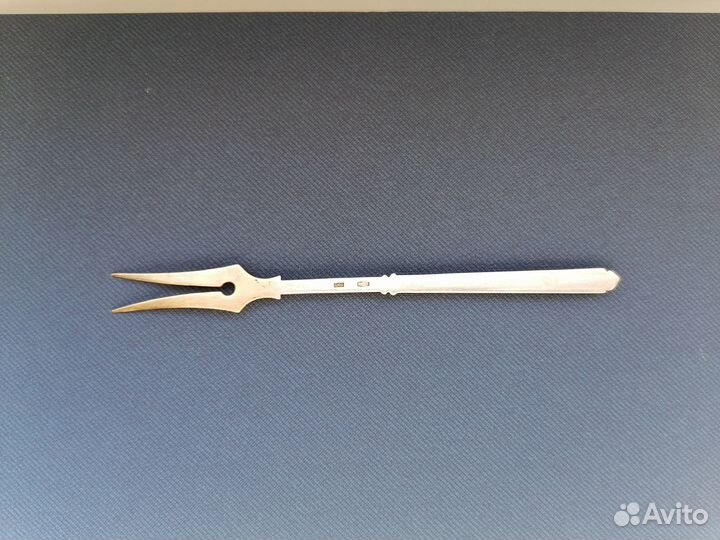 Вилка для лимона серебро 875