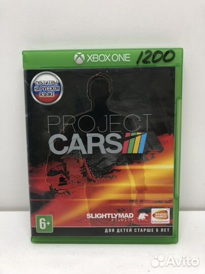 Диск Project cars на Xbox One