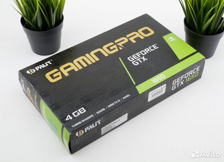 Видеокарта Palit nvidia GeForce GTX 1650 GamingPro