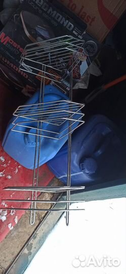 Кран, полка, лампы