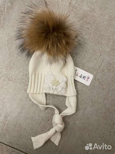 Шапка новая демисезон, шерсть с кашемиром