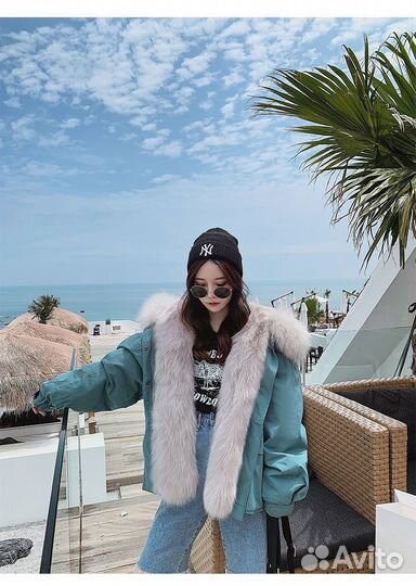 Женская куртка-парка с съемной подкладкой