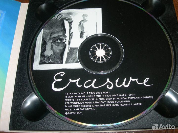 Erasure – Stay With Me. CD Single