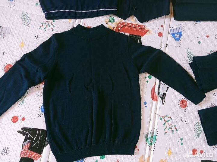 Школьная форма для мальчика пакетом 128 134