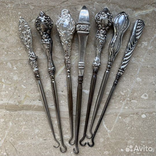 Крючок для кодлера / coddler, серебро, клеймо