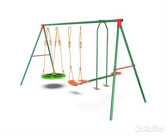 Детский комплекс DFC качели: гнездо, планер и вер