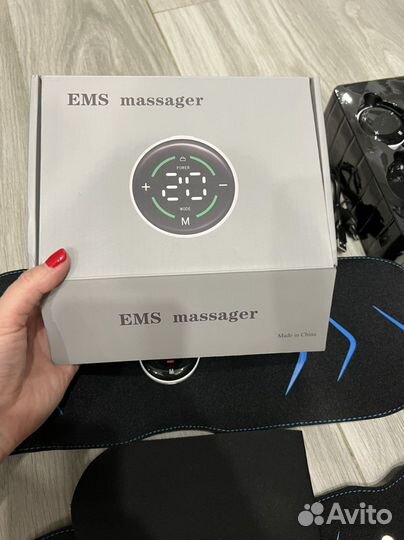 Фитнес пояс для похудения и пресса новый