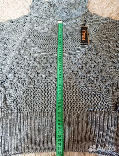 Пончо вязаное Oversize