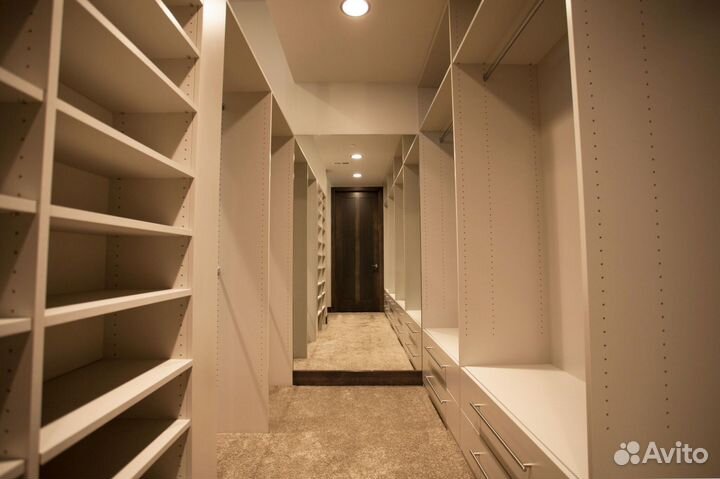 Гардеробная узкая