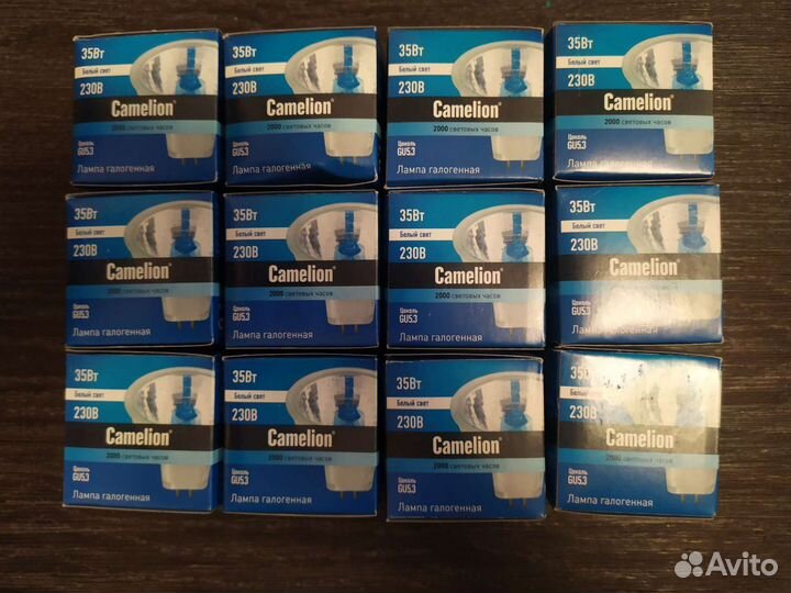 Лампа галогенная Camelion GU5.3 230В