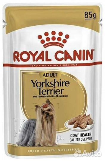 Влажный корм Royal Йоркширский терьер 12 шт.х85 г