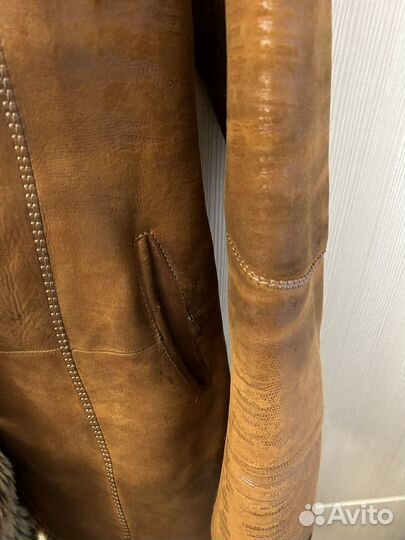 Дубленка натуральная женская 44 бу