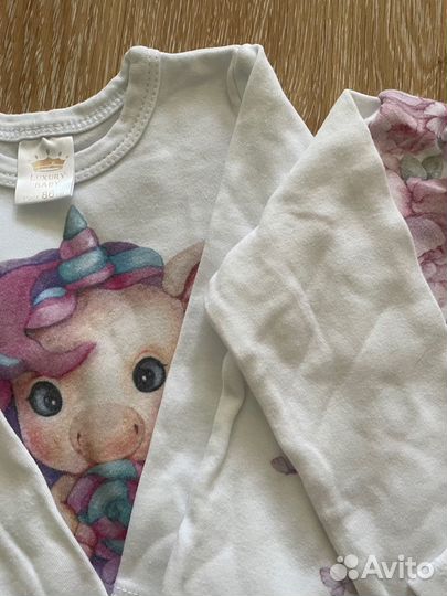 Боди для девочки пакетом