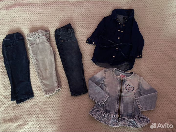 Вещи пакетом для девочки 74-80