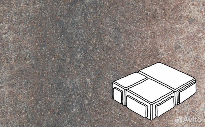 Плитка тротуарная Готика Natur ferro, Старый Горо