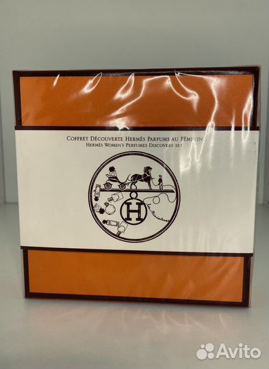 Парфюмированный набор hermes 4x7,5 мл