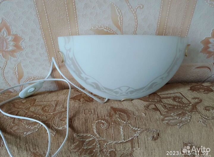 Светильники потолочные б/у и бра