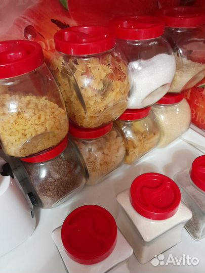 Банки Икеа большие 1.8 л. 8 шт