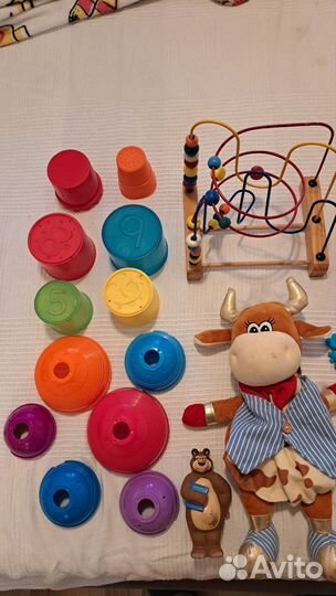 Лабиринт IKEA, кубики, пирамидки