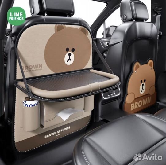 Защита сидений +органайзер со столиком. В Подарок