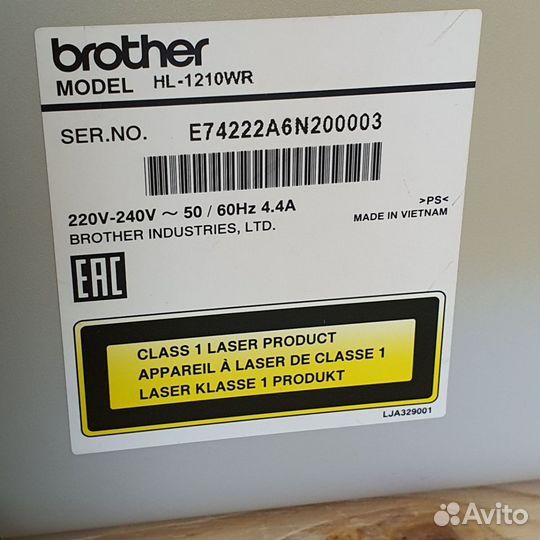 Принтер лазерный Brother HL-1210WR