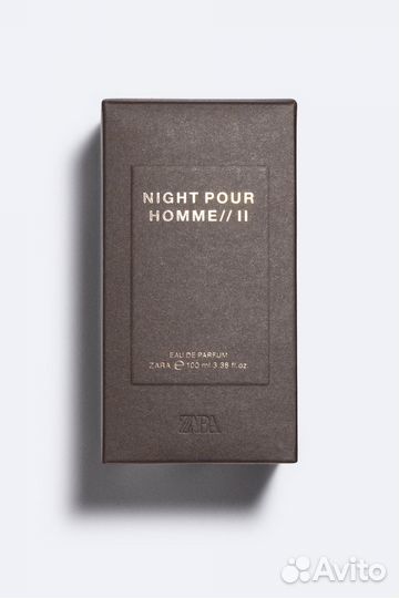 Парфюмированная вода Zara Night Pour Homme