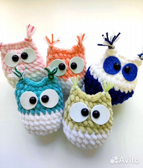 Сова игрушка крючком