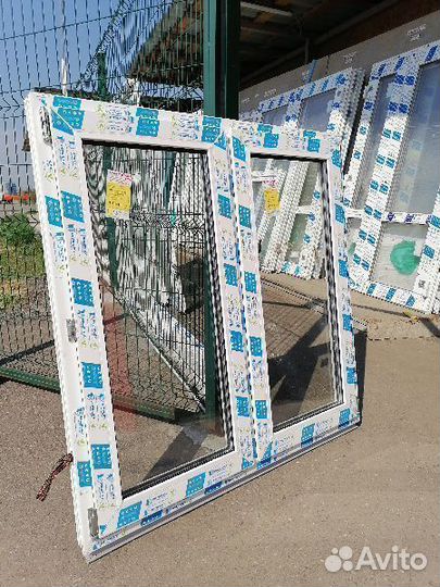 Окно пластиковое двустворчатое