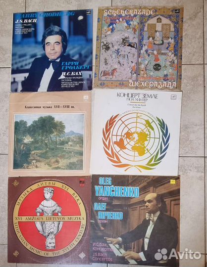 Пластинки классика, хор, орган, православные