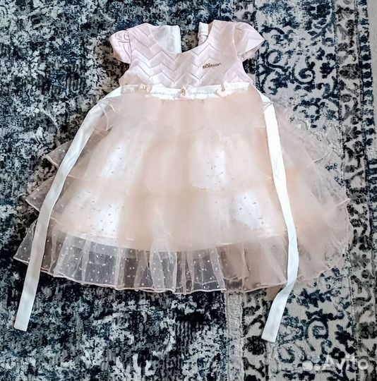 Платье для девочки 92